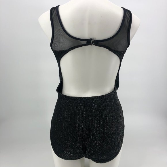 Vintage Cazimi Black Open Back Swim One piece 12 - Picture 6 of 6